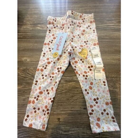 NWT Toddler Girls' Fall Leggings - Cat & Jack  size 18M NWT - Picture 1 of 2